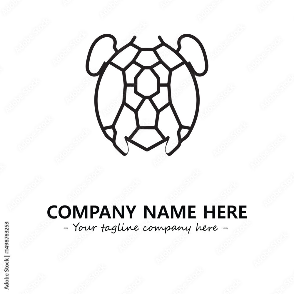 Obraz premium Turtle logo design vector illustration