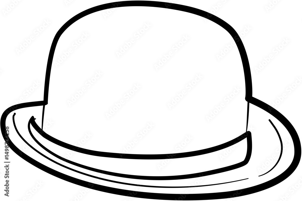 Hat Illustration coloring page Hat Illustration coloring page