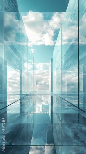 Wallpaper Mural digital technology glass texture poster background Torontodigital.ca