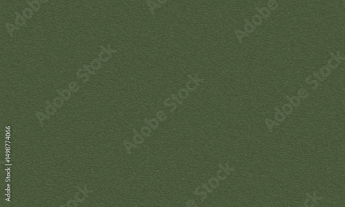 Solid matte khaki green paper displays a subtle, yet distinct, textured surface uniformly
