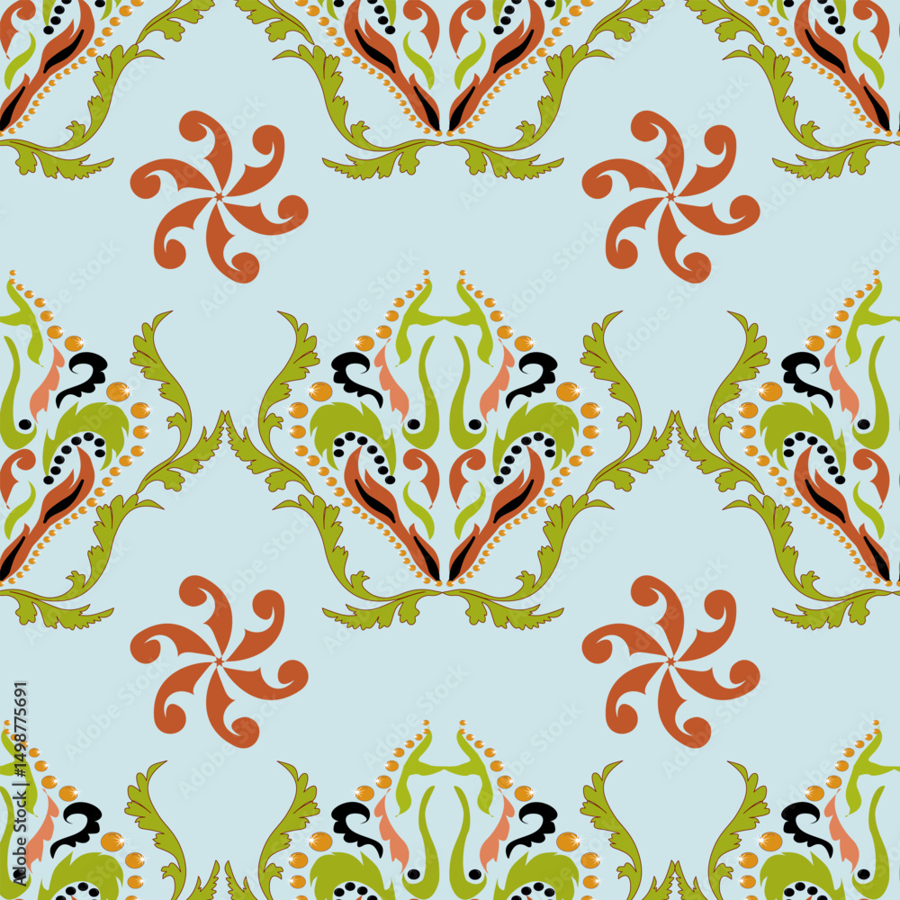 Obraz premium seamless floral pattern