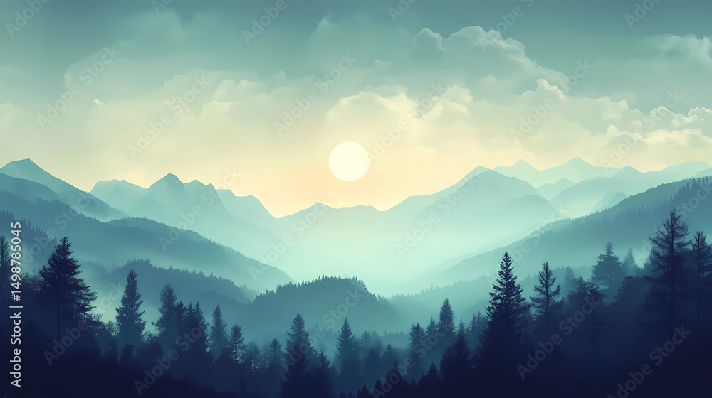 Obraz premium Lo-Fi music picture The background that goes well with the lo-fi music genre Generative AI 