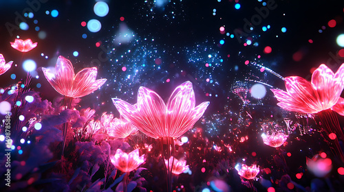 The Electric Daisy Carnival in Las Vegas comes alive beneath a star-drenched sky as thousands gather under pulsating neon lights and kaleidoscopic lasers
