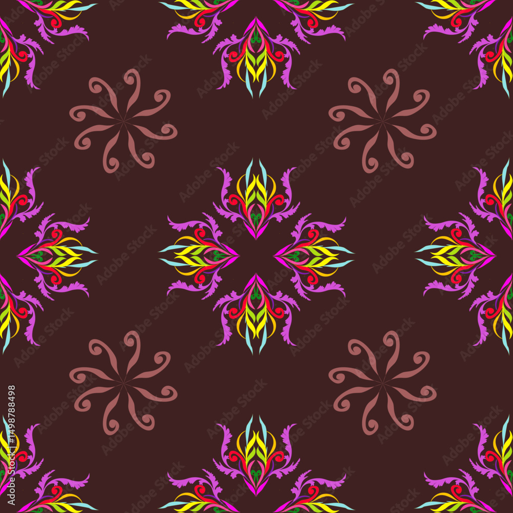 Fototapeta premium seamless floral pattern