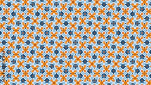 Modern and geometric pattern design for fashion, home decor and textile seamless pattern vector.