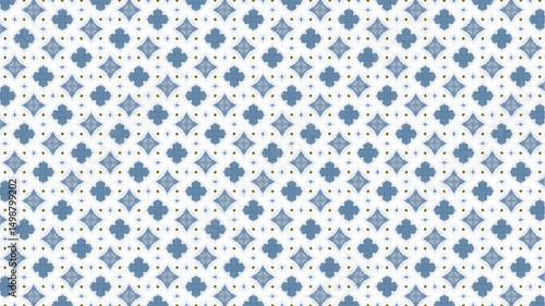 Modern and geometric pattern design for fashion, home decor and textile seamless pattern vector.