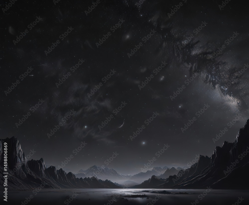custom made wallpaper toronto digitalVast, star-studded midnight sky  Deep black backdrop , cosmic dust, heavens