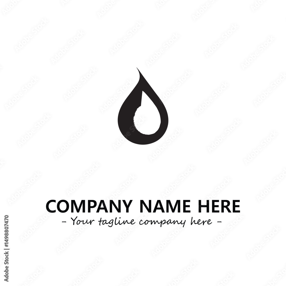 Water drop logo company design vector illustration Water drop logo company design vector illustration