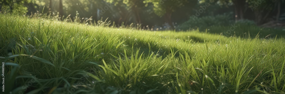 custom made wallpaper toronto digitalDeep emerald grass, sunlight dappled, serene scene,  emerald,  tranquil