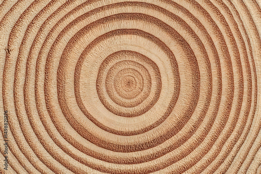 The Essence of Time: A close-up view reveals the captivating rings of a sawn tree, showcasing nature's exquisite detail in this macro photograph, offering a glimpse into the passage of time. The Essence of Time: A close-up view reveals the captivating rings of a sawn tree, showcasing nature's exquisite detail in this macro photograph, offering a glimpse into the passage of time.