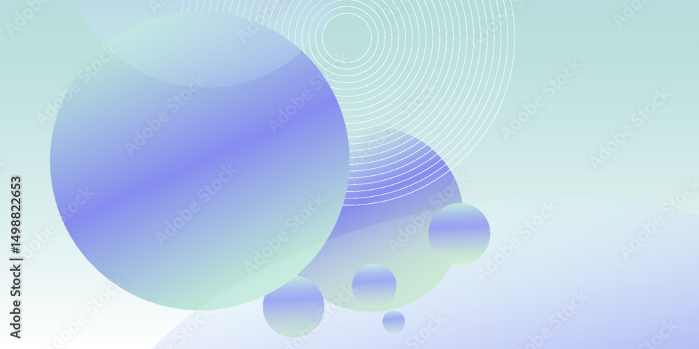 Obraz premium Set of colorful vivid vibrant gradient liquid fluid abstract background