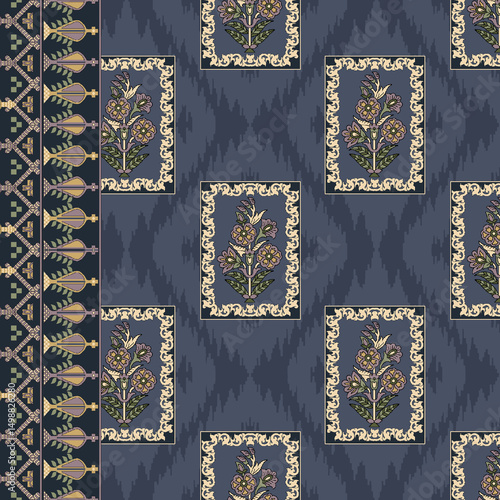 seamless pattern with paisley