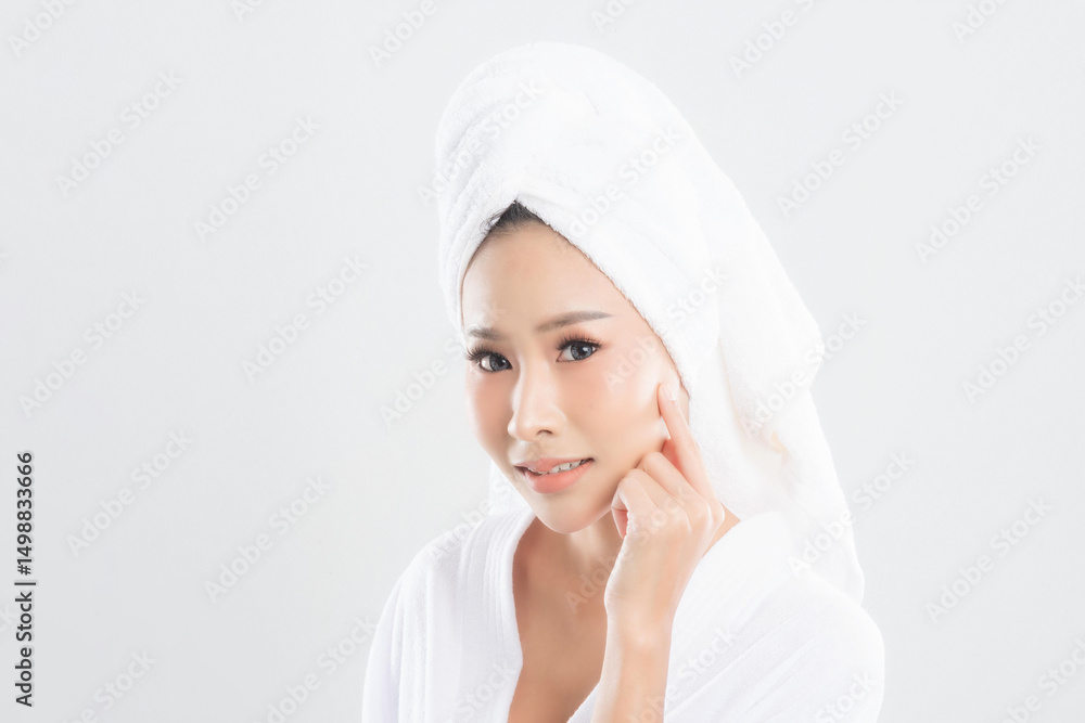 Beautiful woman with healthy skin Beautiful woman with healthy skin