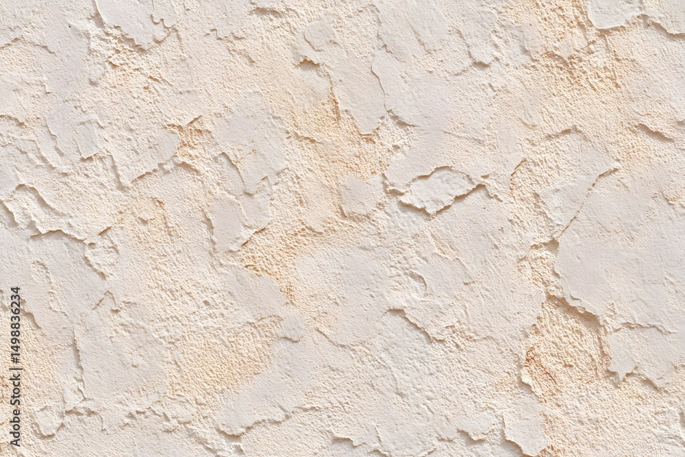 Cracked Plaster Texture: A detailed close-up shot reveals the textured surface of aged plaster, showcasing a palette of creamy beige and off-white hues. Cracked Plaster Texture: A detailed close-up shot reveals the textured surface of aged plaster, showcasing a palette of creamy beige and off-white hues.
