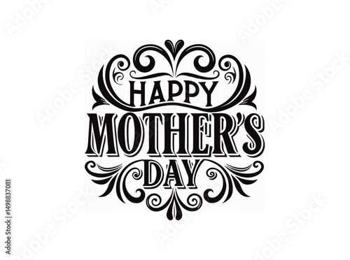 Beautiful Mother’s Day Typography SVG Design, Perfect for Cricut, Silhouette, Printable, DIY Gifts, Cards, Shirts, Crafts, Download