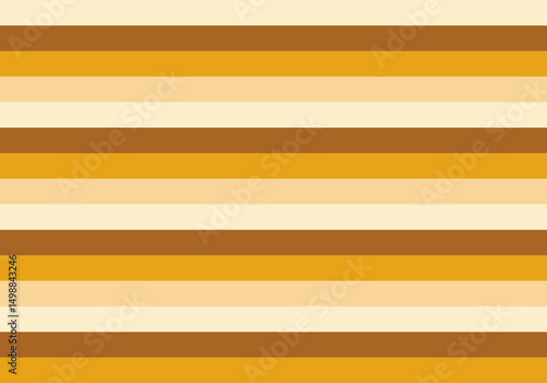 Fondo de barras horizontales amarillo, naranja y marrón color caramelo
