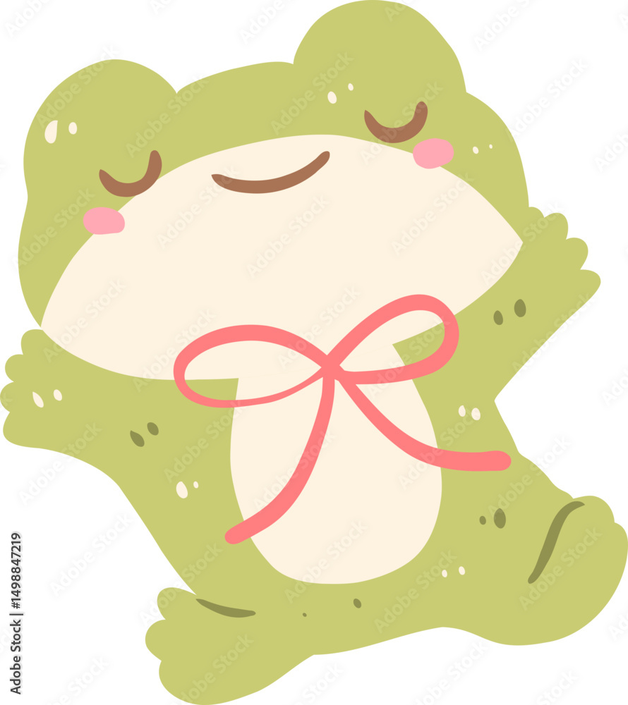 Obraz premium Cute Frog