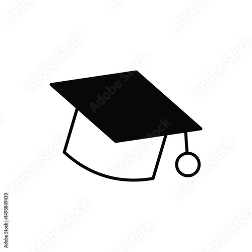 Education Icon vector stock illustration