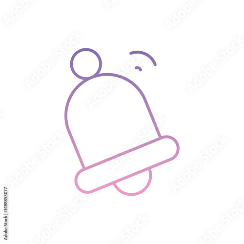 Bell Icon vector stock illustration