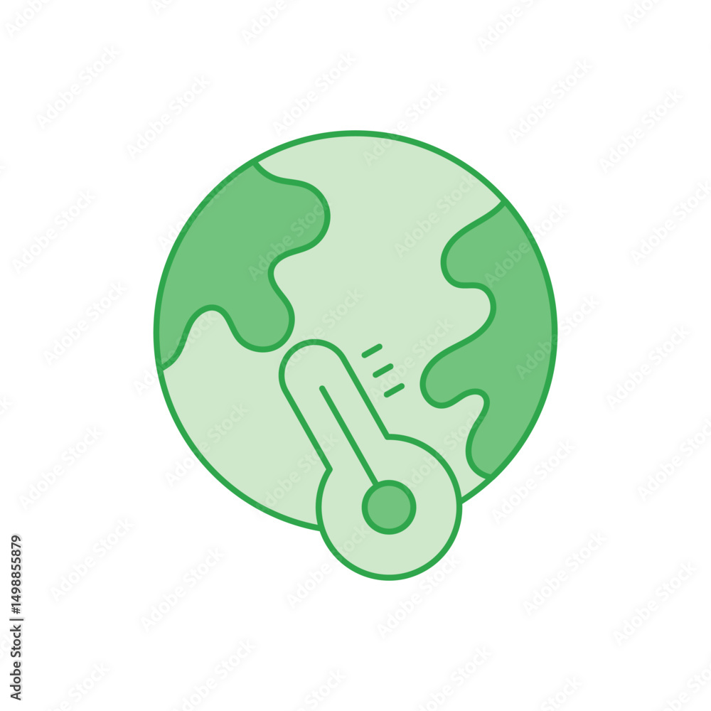 Obraz premium global warming Vector icon