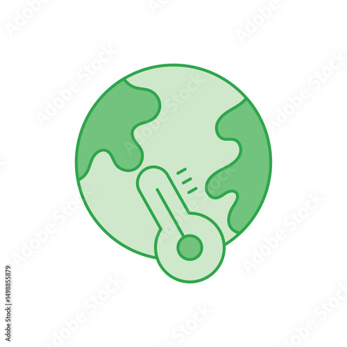 global warming Vector icon