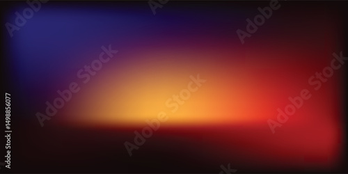 Gradient image combining red and blueand yellow hues, depicting abstract artistic concepts and color transition.