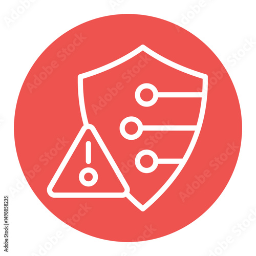 Cybersecurity Risk Icon
