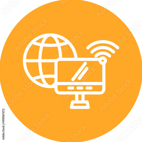Remote Work Icon