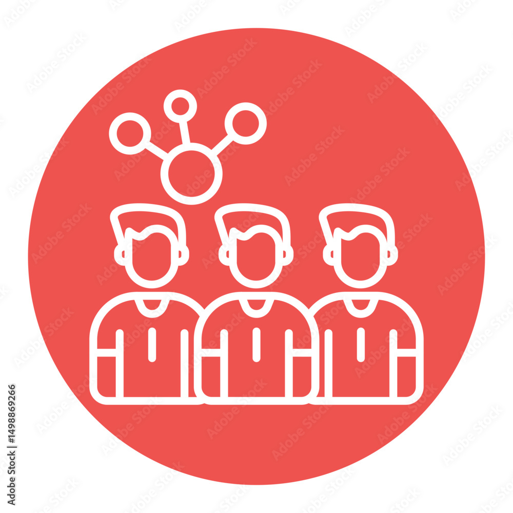 Fototapeta premium Squad Icon