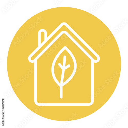 Eco-Friendly House Icon