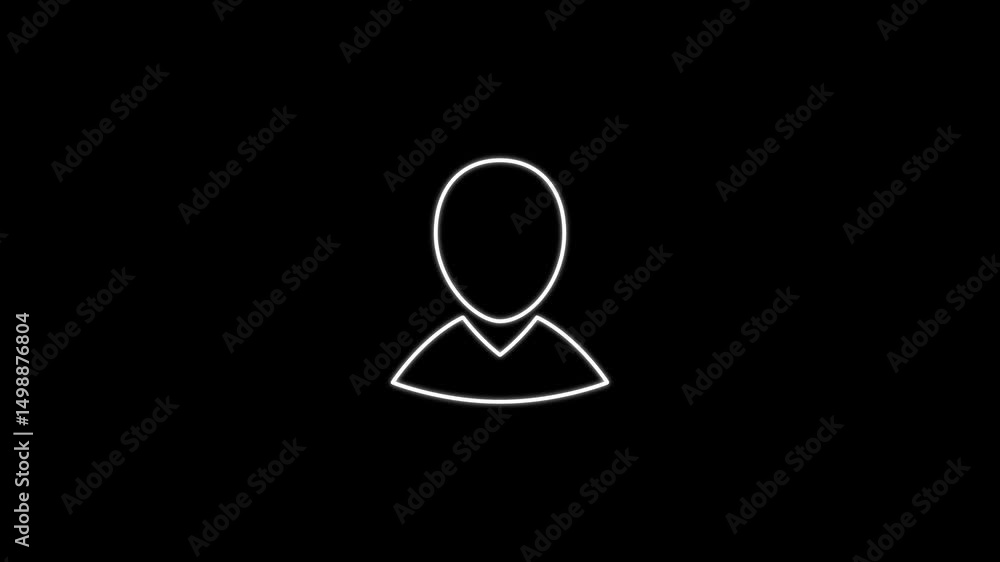people icon on black background.Communication man profile icon. man calling icon. people icon on black background.Communication man profile icon. man calling icon.