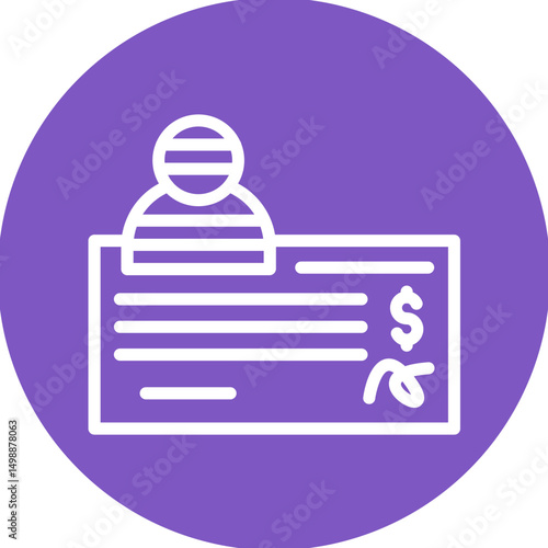 Cheque Fraud Icon