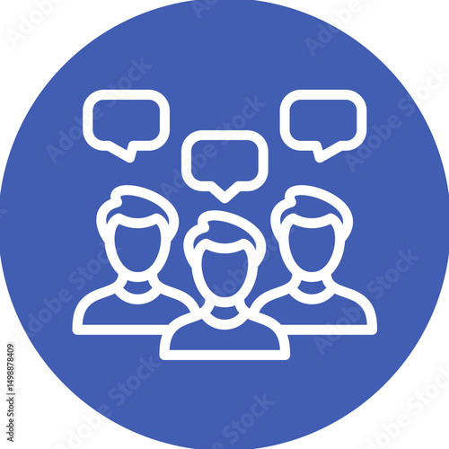 Public Opinion Icon