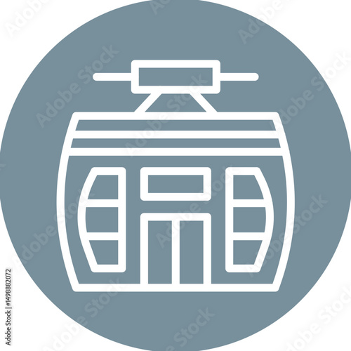 Cable Car Cabin Icon