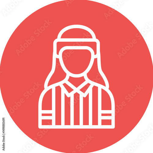 Referee Female Icon