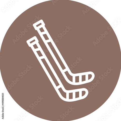 Hockey Stick Icon