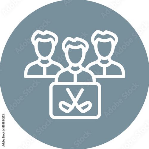 Group Hockey Lessons Icon