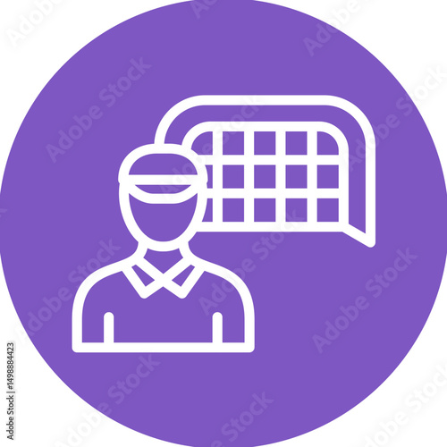 Field Hockey Umpire Icon