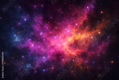 Realistic Astrophotography of the Universe with Stars and Dust Clouds .