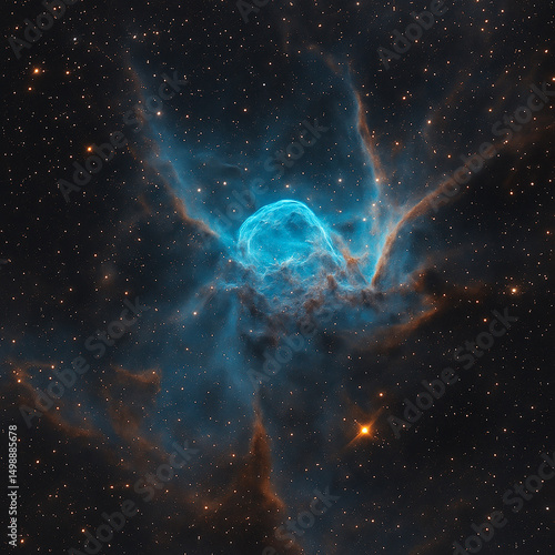 Realistic Astrophotography of the Universe with Stars and Dust Clouds .