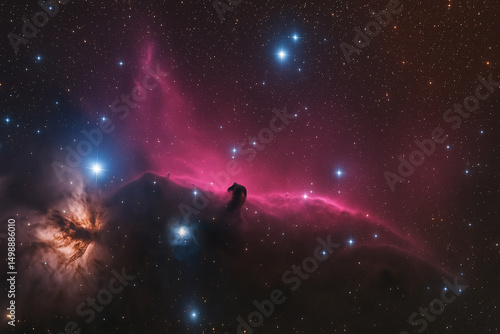 Realistic Astrophotography of the Universe with Stars and Dust Clouds .