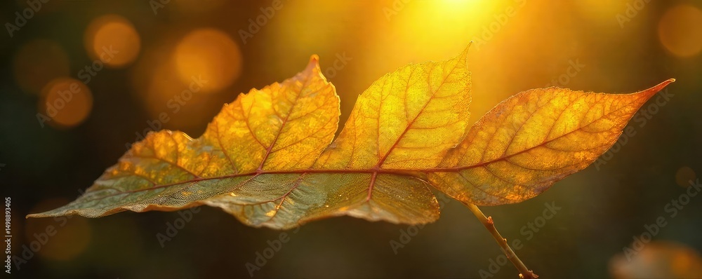Close-up of shimmering golden leaves, bathed in ethereal light, exhibiting a mystical, otherworldly glow Perfect for fantasy, magical, and spiritual themes , wonder, foliage, shimmer Close-up of shimmering golden leaves, bathed in ethereal light, exhibiting a mystical, otherworldly glow Perfect for fantasy, magical, and spiritual themes , wonder, foliage, shimmer