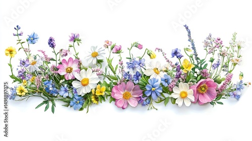 The fragrance of spring is brought by flowers