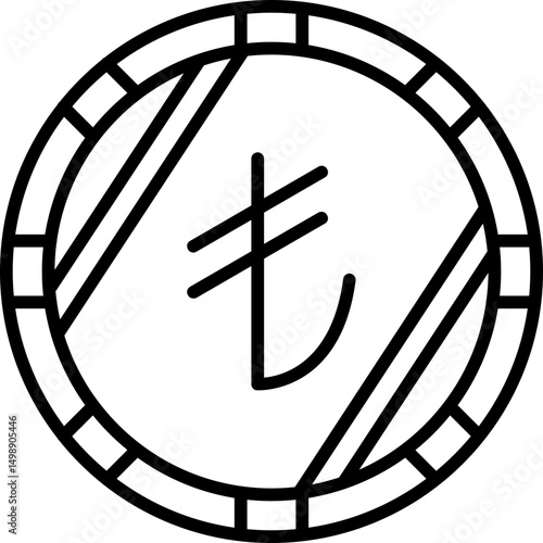 Turkish Lira Icon