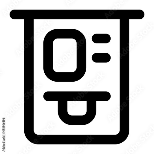 atm machine  icon for illustration