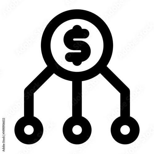 crowdfunding icon for illustration