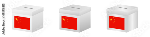 Election in China. Election Concept. Vector Illustration.