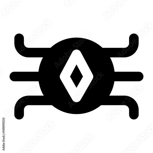cryptocurrency  icon for illustration