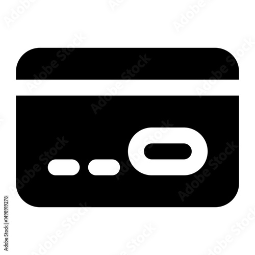 debit card  icon for illustration