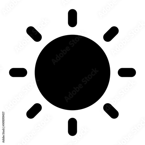 sun icon for illustration